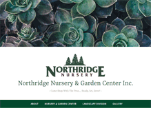 Tablet Screenshot of northridgenursery.com